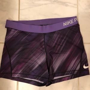 purple nike spandex